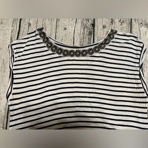 Embellished Sleeveless summer blouse. XL